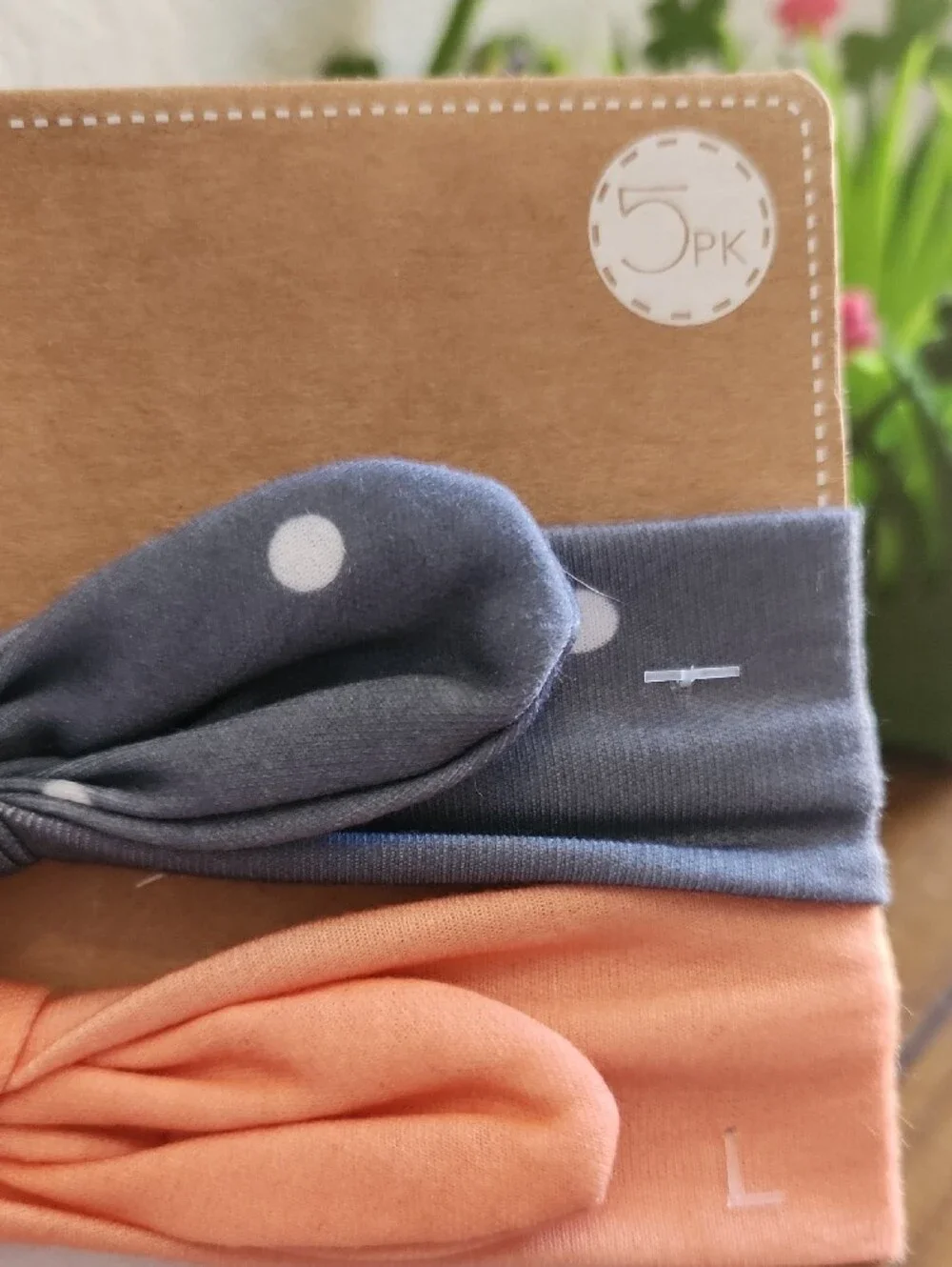 NWT Nordstrom Lila & Jack Pumpkin Patch Bib & Headband Set Peach, Gray,White 5pk